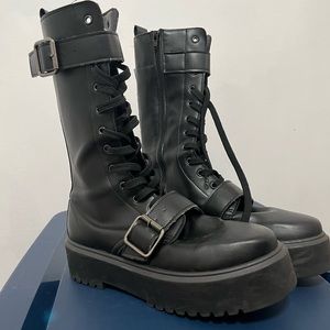 Platform Knee High boots